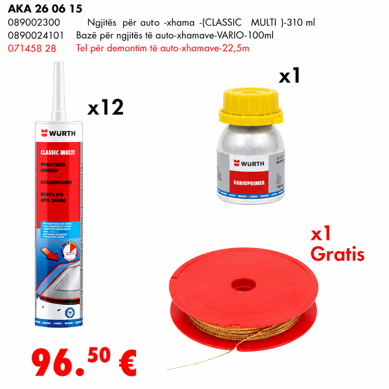 Set Profesional Auto-Xhama + Tel Demontimi GRATIS